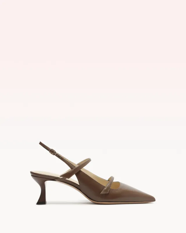 Tita 60 Slingback Brown sold by Alexandre Birman