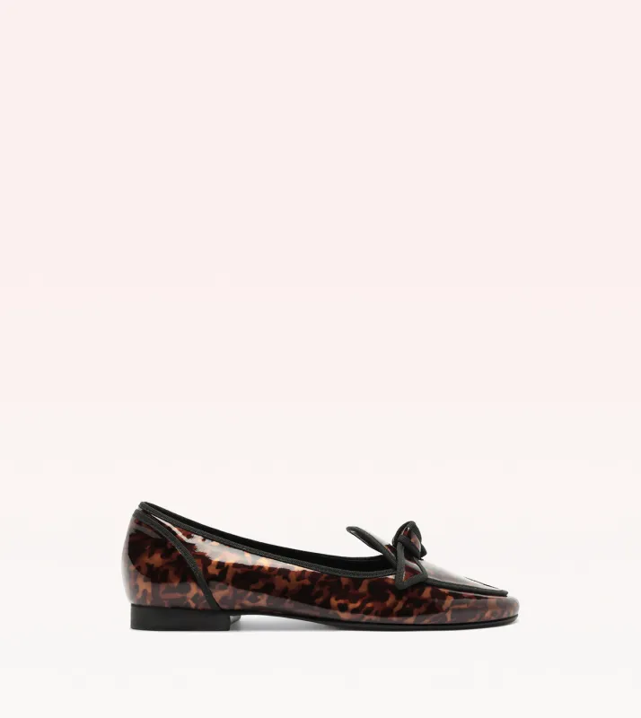 Grosgrain Tortoise Loafer Nut sold by Alexandre Birman