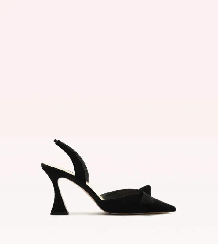 Clarita Bell Slingback 85 Black sold by Alexandre Birman