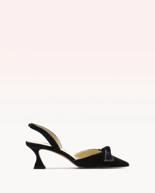 Clarita Bell Slingback 60 Black sold by Alexandre Birman