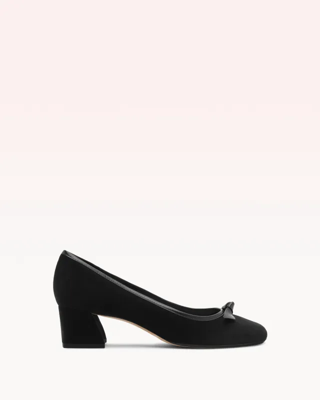 Clarita Square Pump 45 Black sold by Alexandre Birman