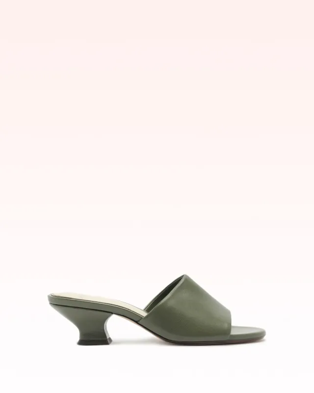 Gisel Mule Olivine sold by Alexandre Birman