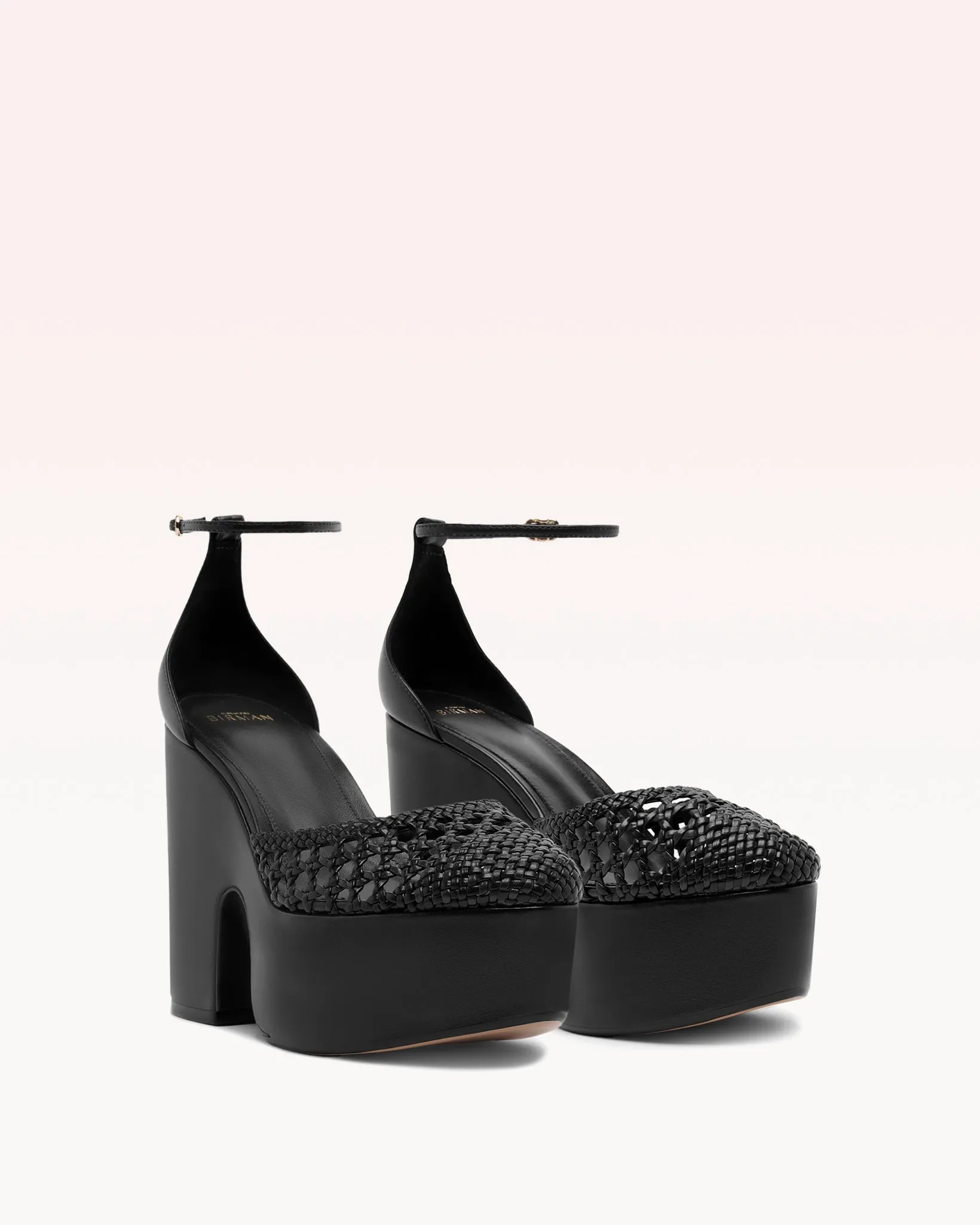 Thalita Platform 125 Tresse Black sold by Alexandre Birman product image thumbnail 2