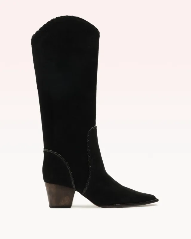 Victoria Boot Saddle 60 Black made by Alexandre Birman