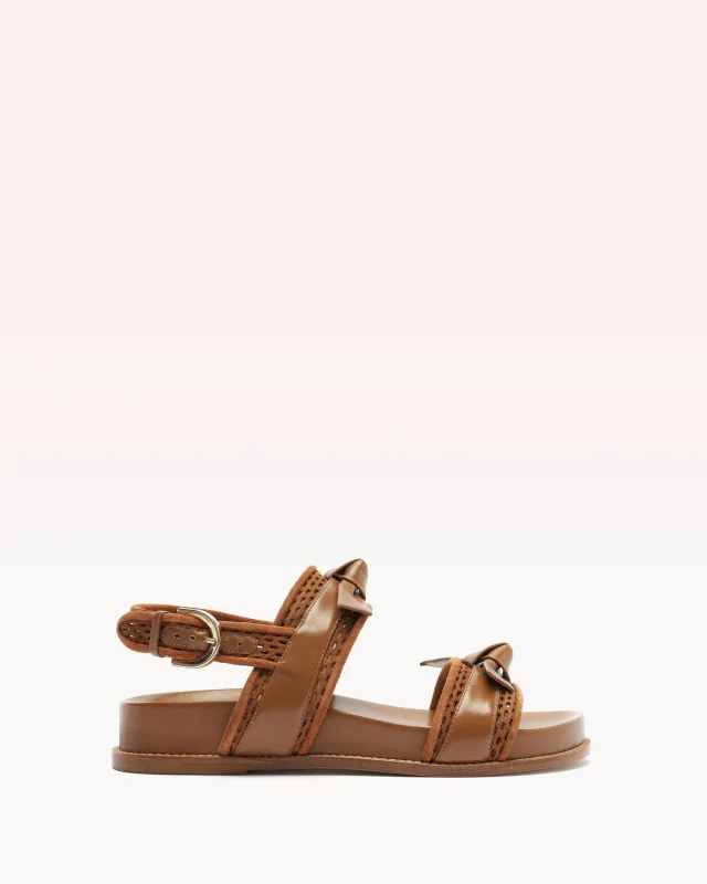 Clarita Laser Sport Sandal Espresso sold by Alexandre Birman