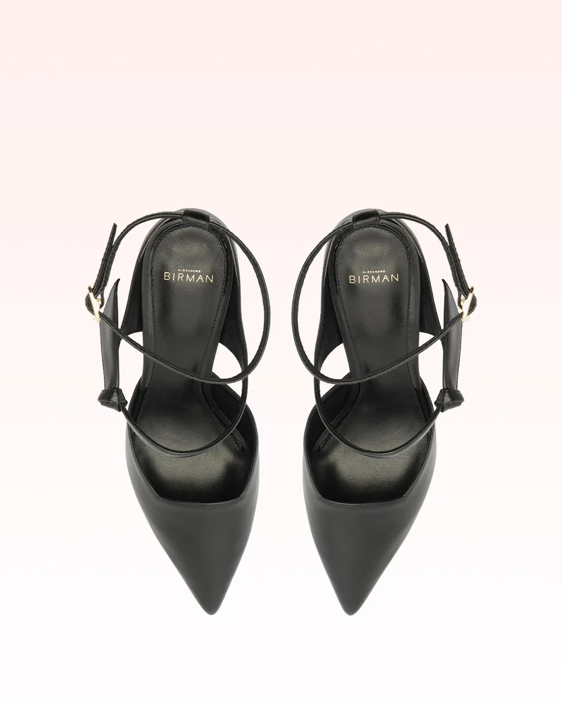 Clarita Asymmetric Sling Pump Black sold by Alexandre Birman product image thumbnail 4