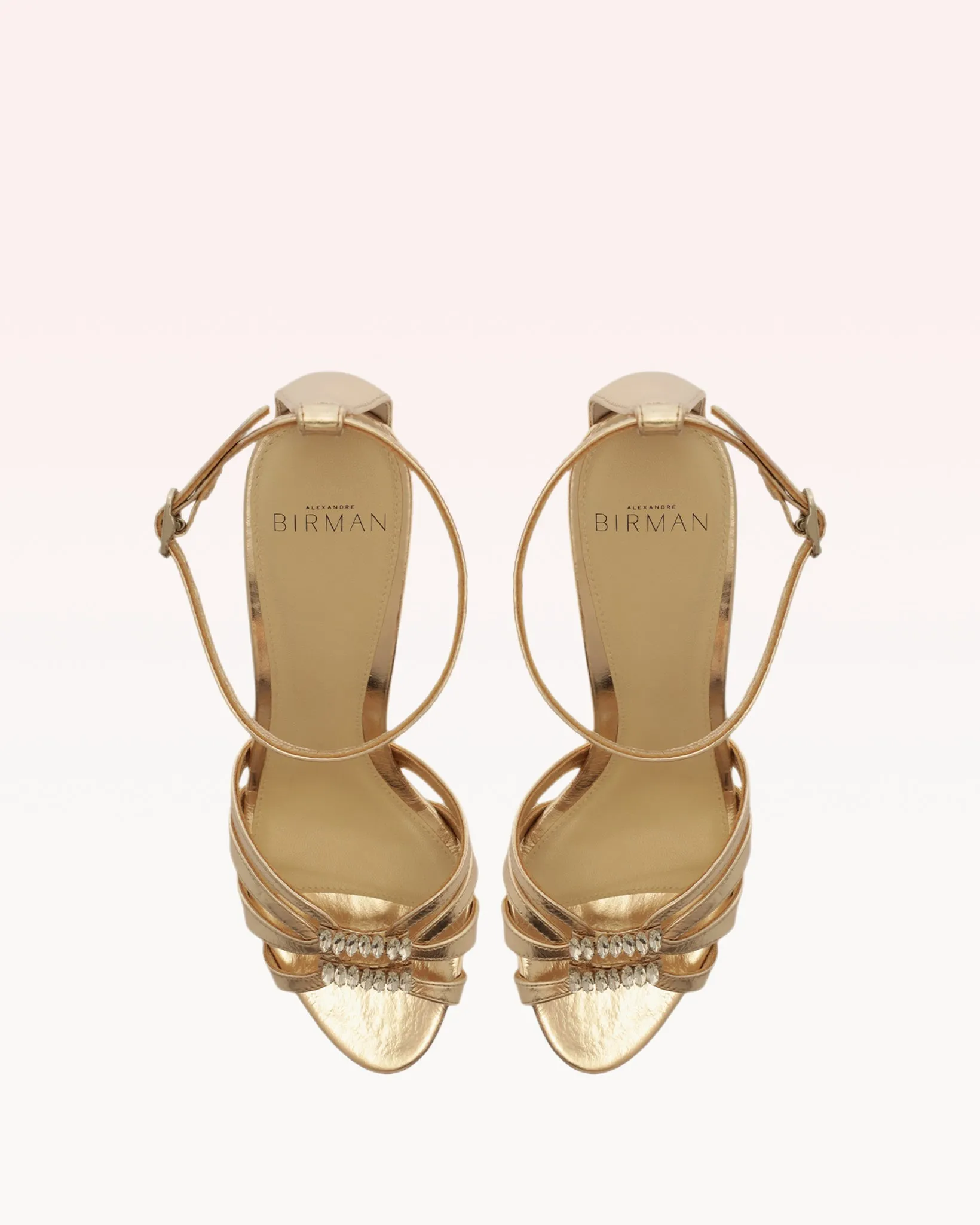 Noelle 85 Crystal Gold sold by Alexandre Birman product image thumbnail 4