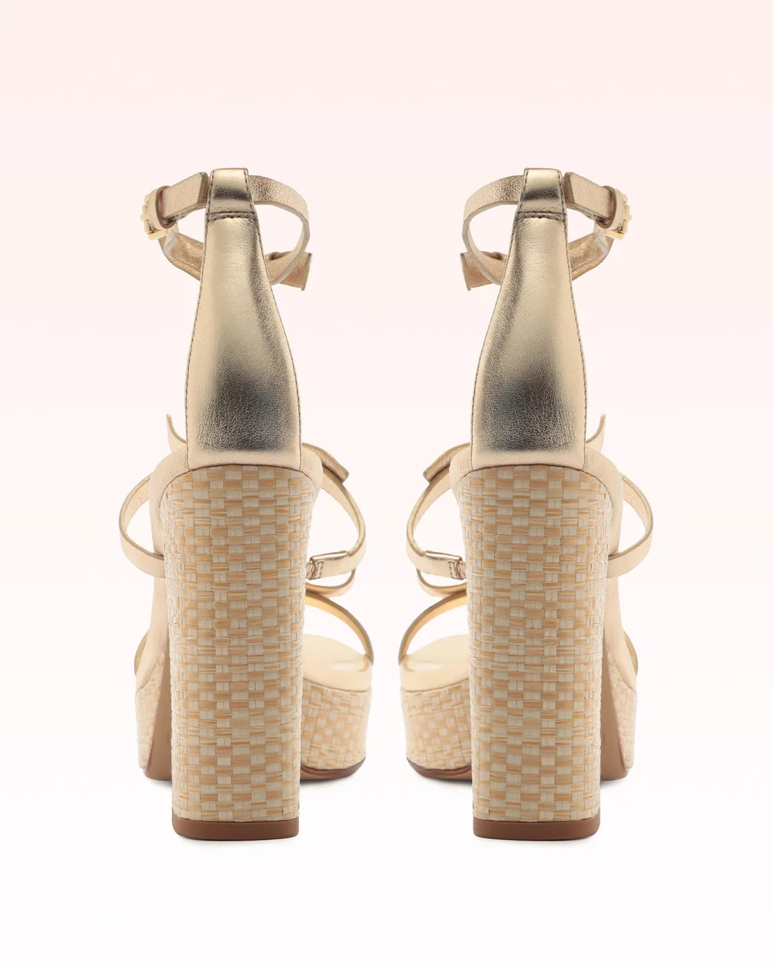 Slim Lolita Raffia 120 Golden sold by Alexandre Birman product image thumbnail 5