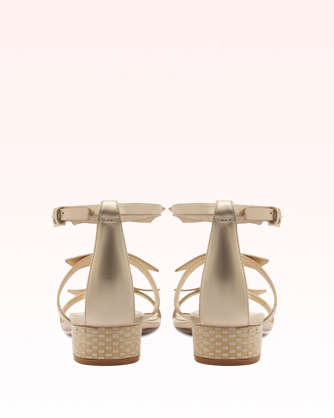 Slim Lolita Raffia 30 Golden sold by Alexandre Birman product image thumbnail 4