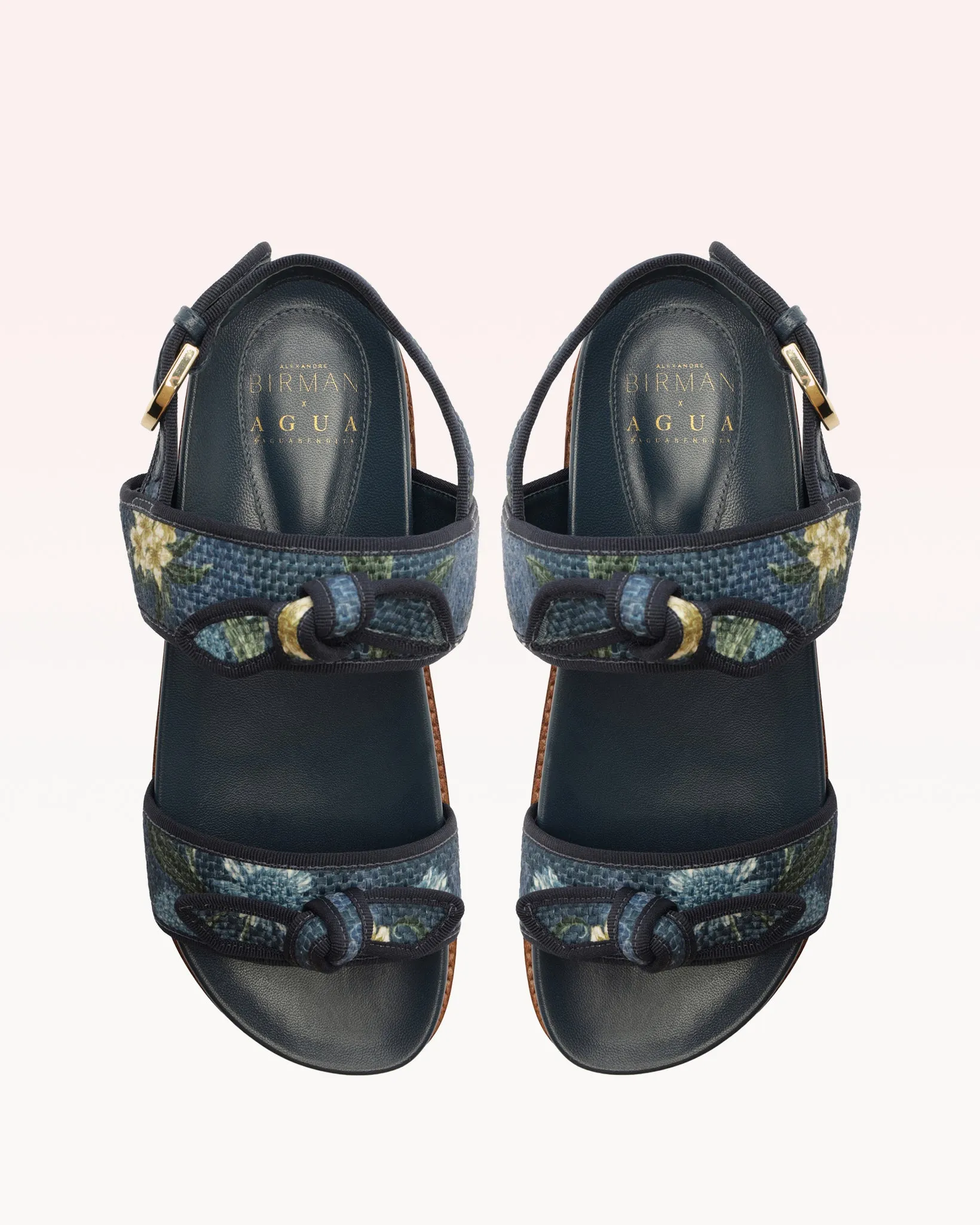 Grosgrain Raffia Sport Sandal Laguna sold by Alexandre Birman product image thumbnail 4