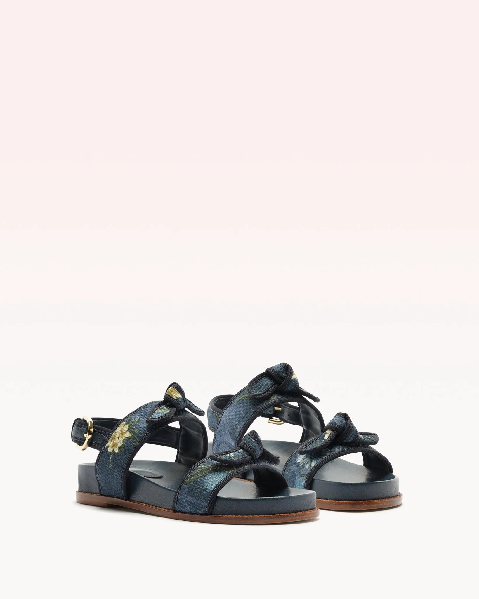 Grosgrain Raffia Sport Sandal Laguna sold by Alexandre Birman product image thumbnail 2