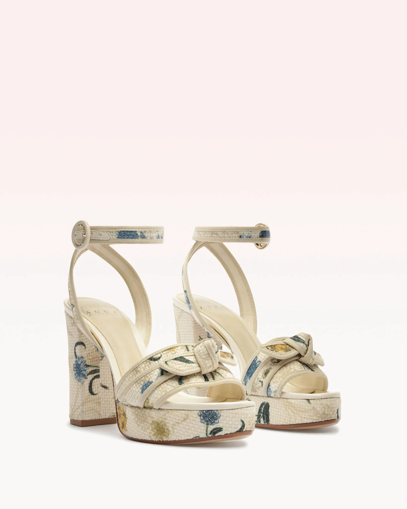 Grosgrain Raffia Platform 120 Laguna sold by Alexandre Birman product image thumbnail 2