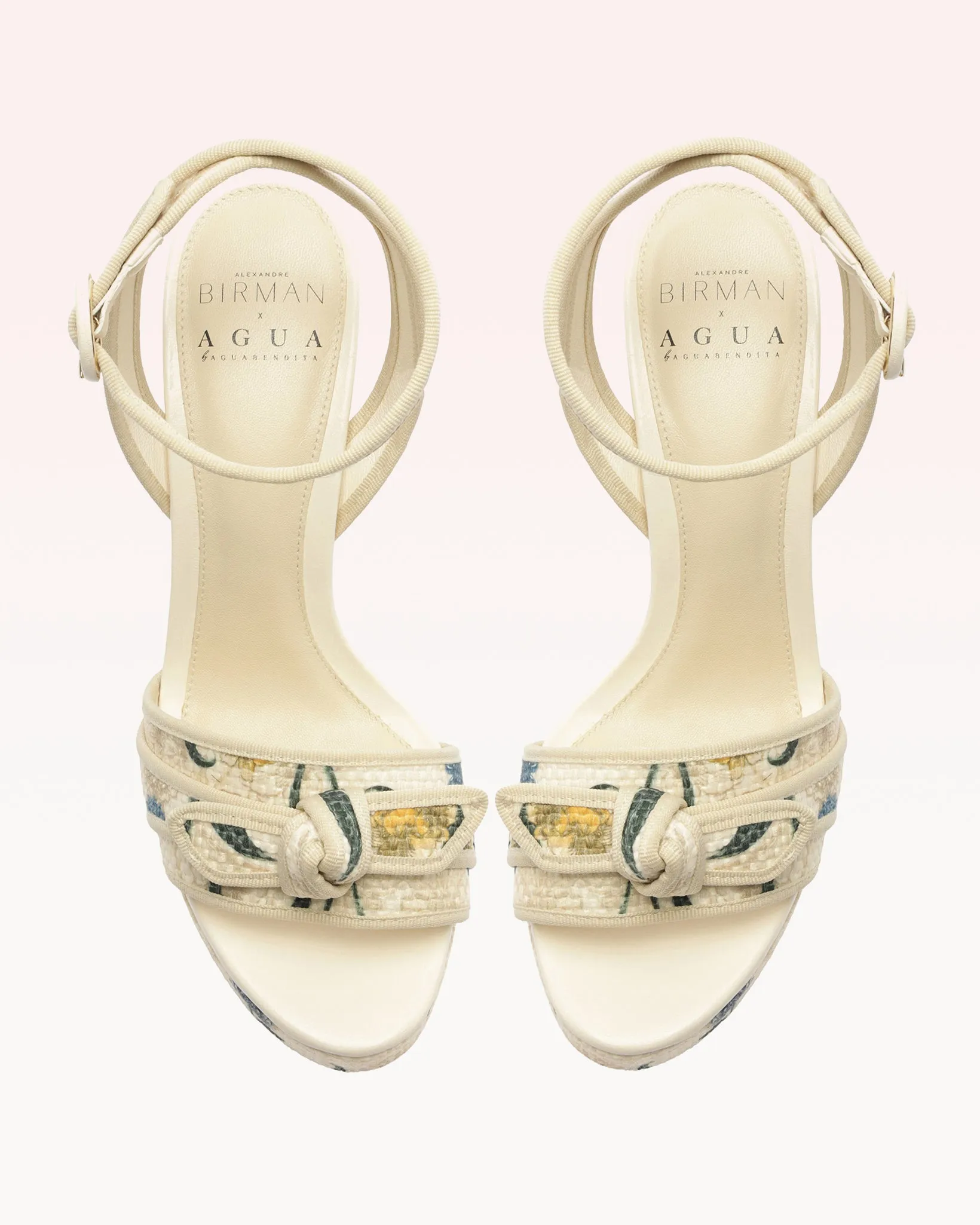 Grosgrain Raffia Platform 120 Laguna sold by Alexandre Birman product image thumbnail 4