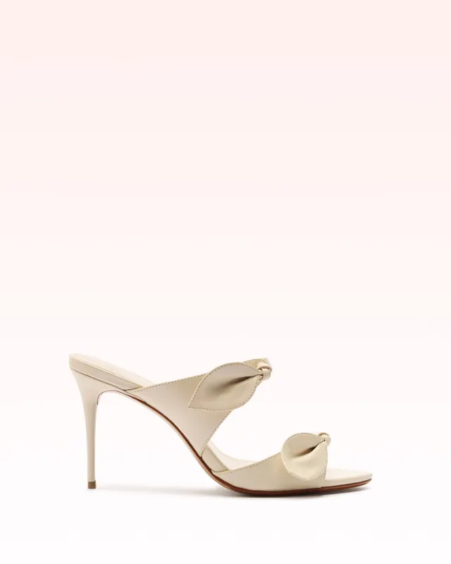 Magnolia Mule 85 Eggshell made by Alexandre Birman