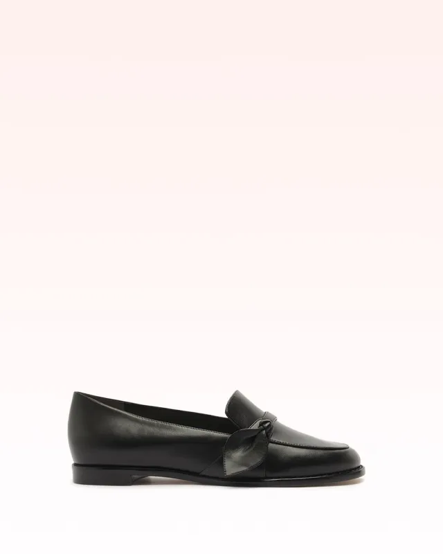 Magnolia Loafer Black made by Alexandre Birman