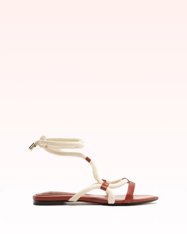 Milla Flat Henna made by Alexandre Birman