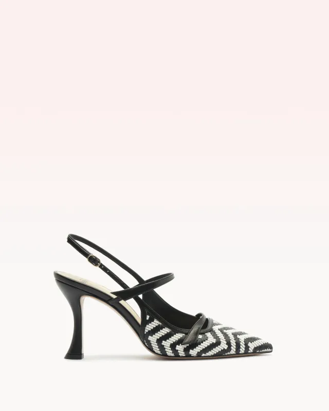 Tita Raffia Zig 85 Black made by Alexandre Birman