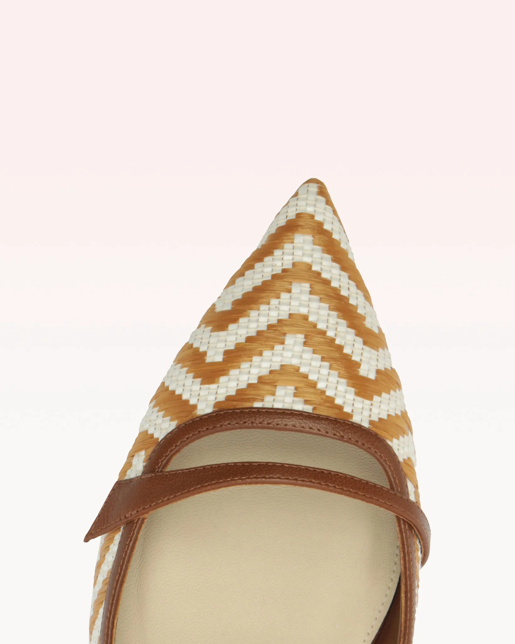 Tita Raffia Zig Flat Espresso sold by Alexandre Birman product image thumbnail 5