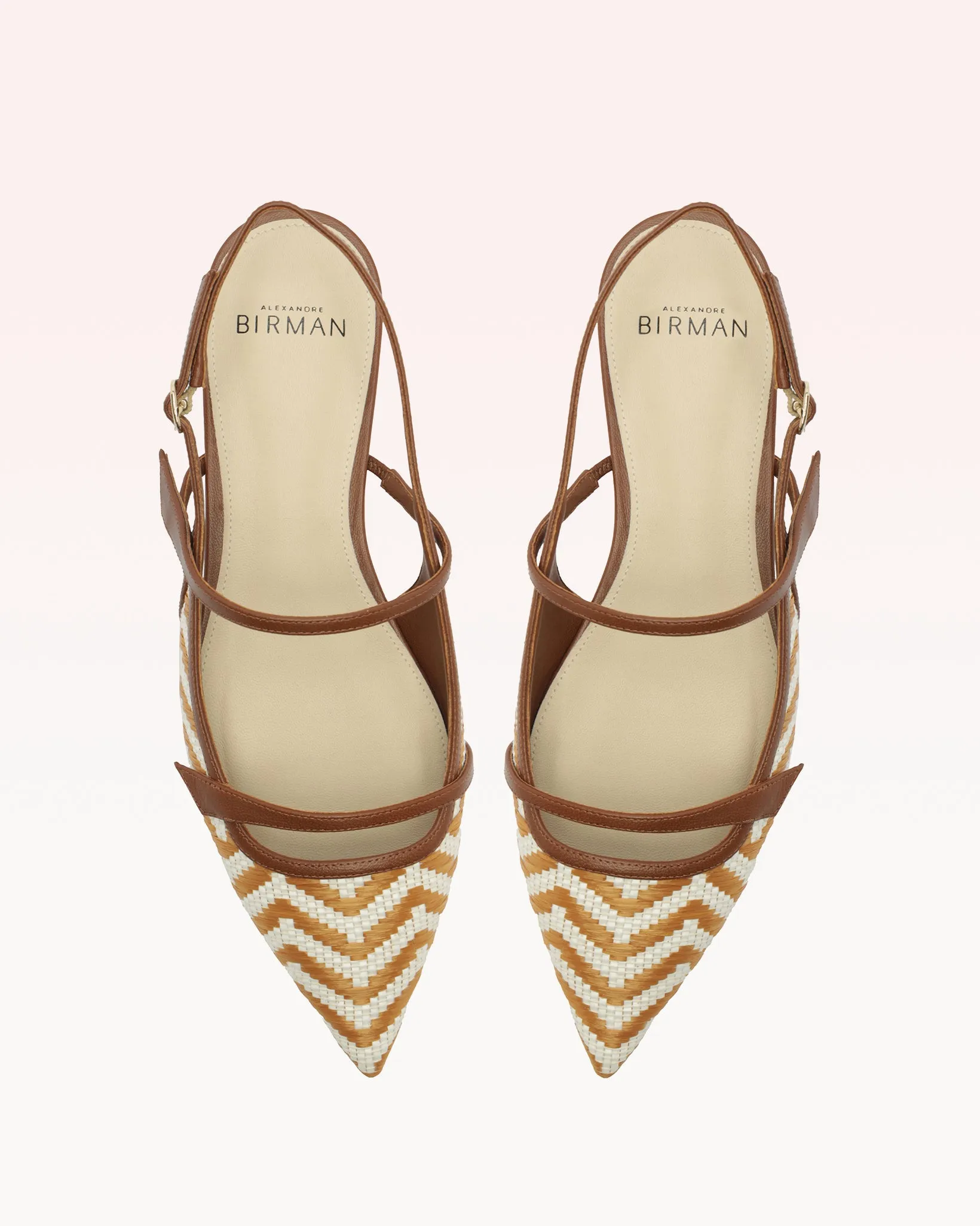 Tita Raffia Zig Flat Espresso sold by Alexandre Birman product image thumbnail 4