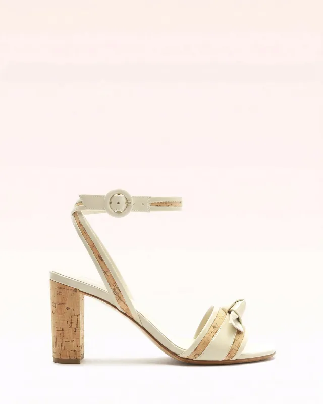Clarita Cork 75 Eggshell made by Alexandre Birman