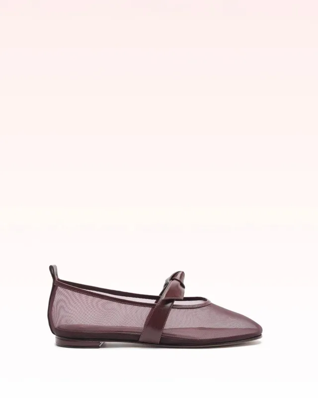 Clarita Ballerina 15 Cherry Lacquer made by Alexandre Birman