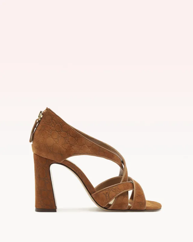 Grace 90 Sandal Espresso made by Alexandre Birman