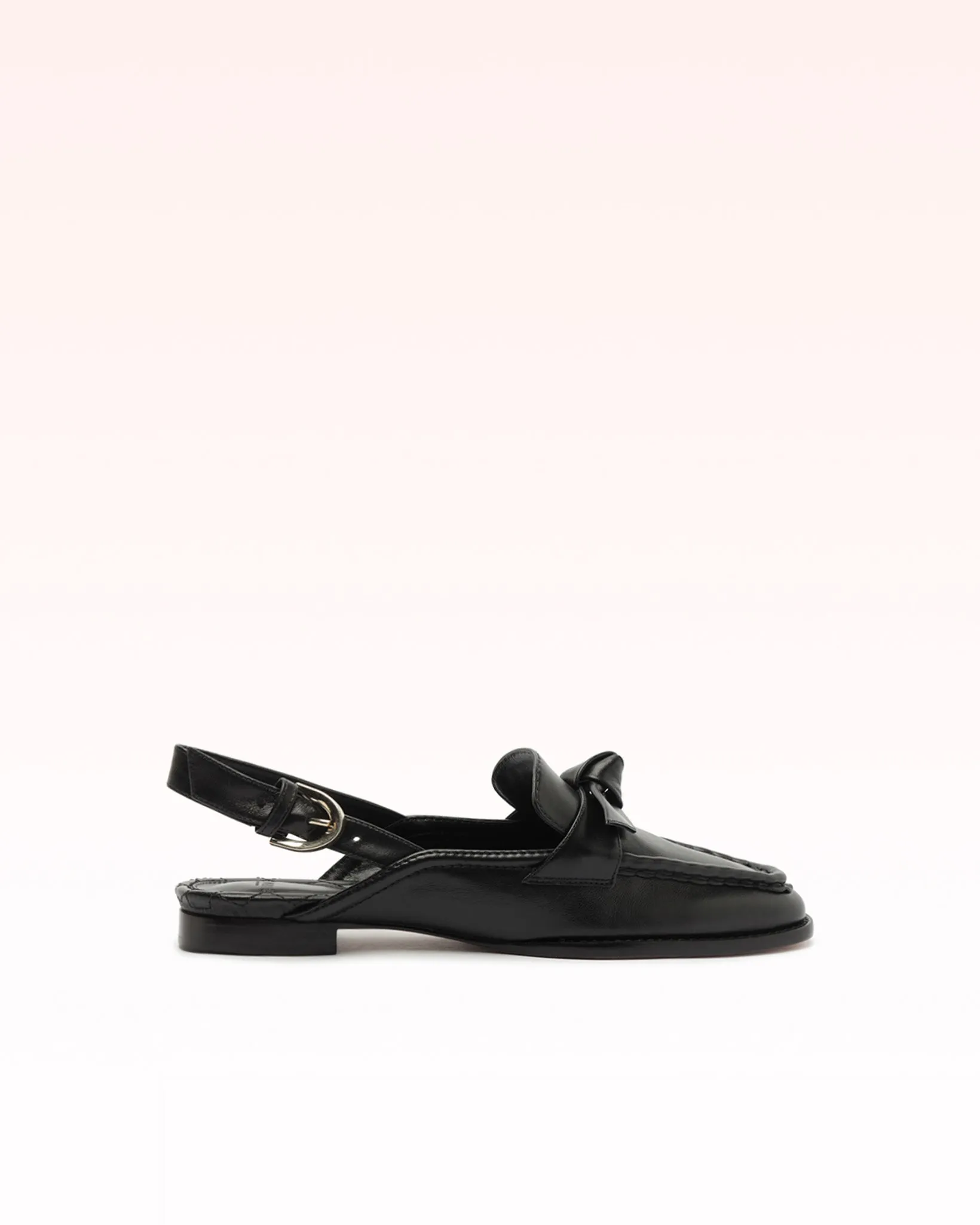 Clarita Sling Loafer Black sold by Alexandre Birman