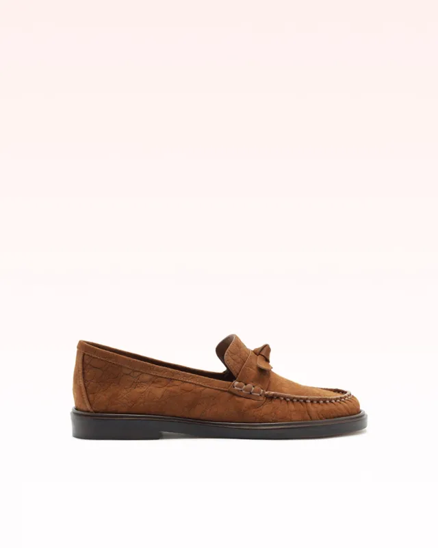Clarita Laser Loafer Espresso made by Alexandre Birman