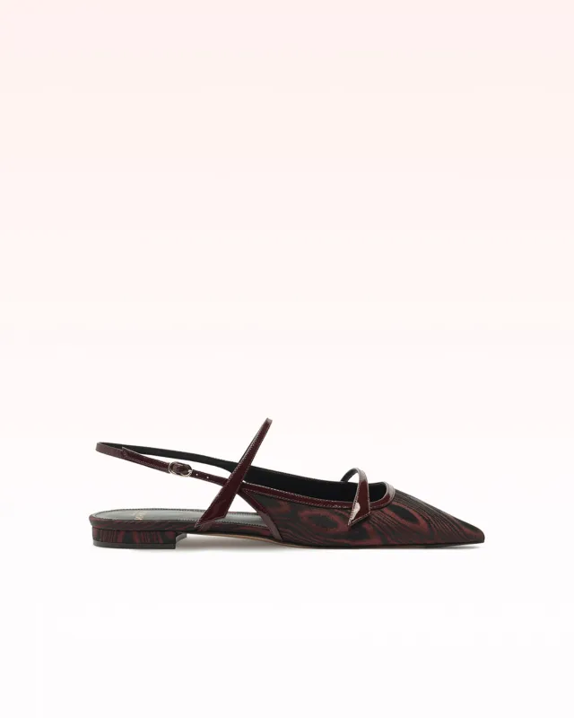 Tita Moire Flat Cherry Lacquer made by Alexandre Birman
