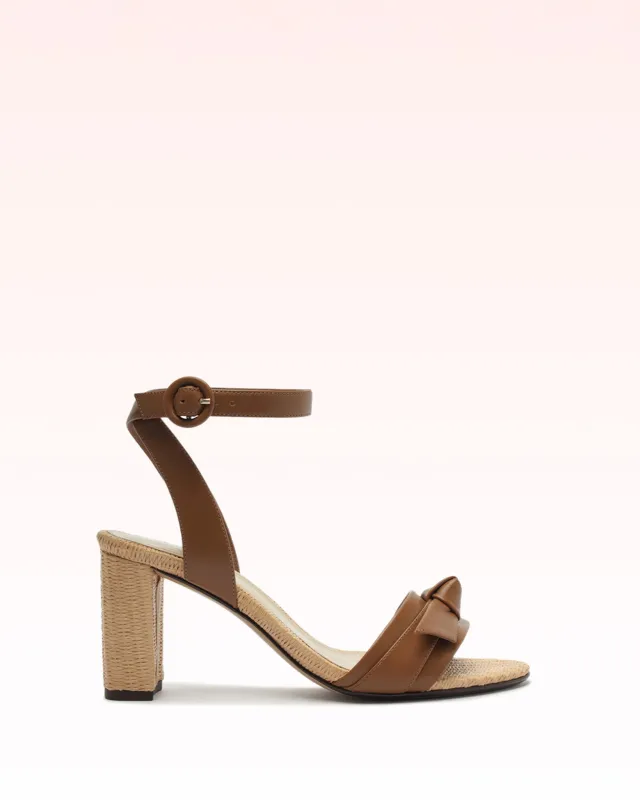 Clarita Raffia 75 Espresso made by Alexandre Birman