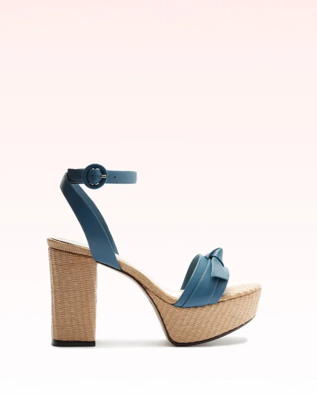 Clarita Raffia 95 Denim made by Alexandre Birman