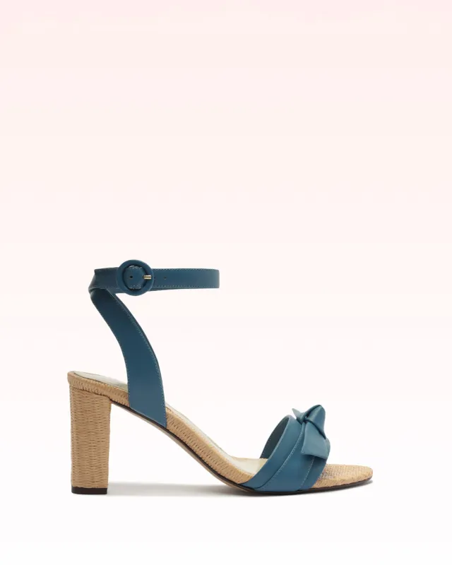Clarita Raffia 75 Denim made by Alexandre Birman