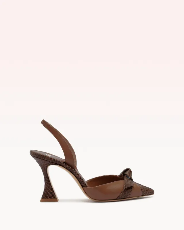 Clarita Slingback 85 Espresso made by Alexandre Birman