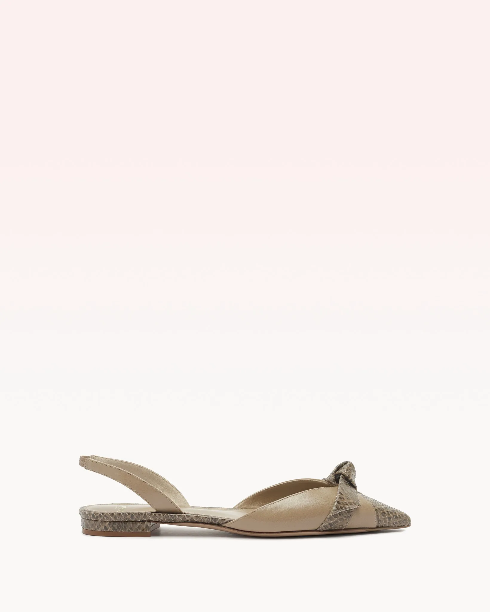 Clarita Slingback Cap Toe 15 Semolina sold by Alexandre Birman