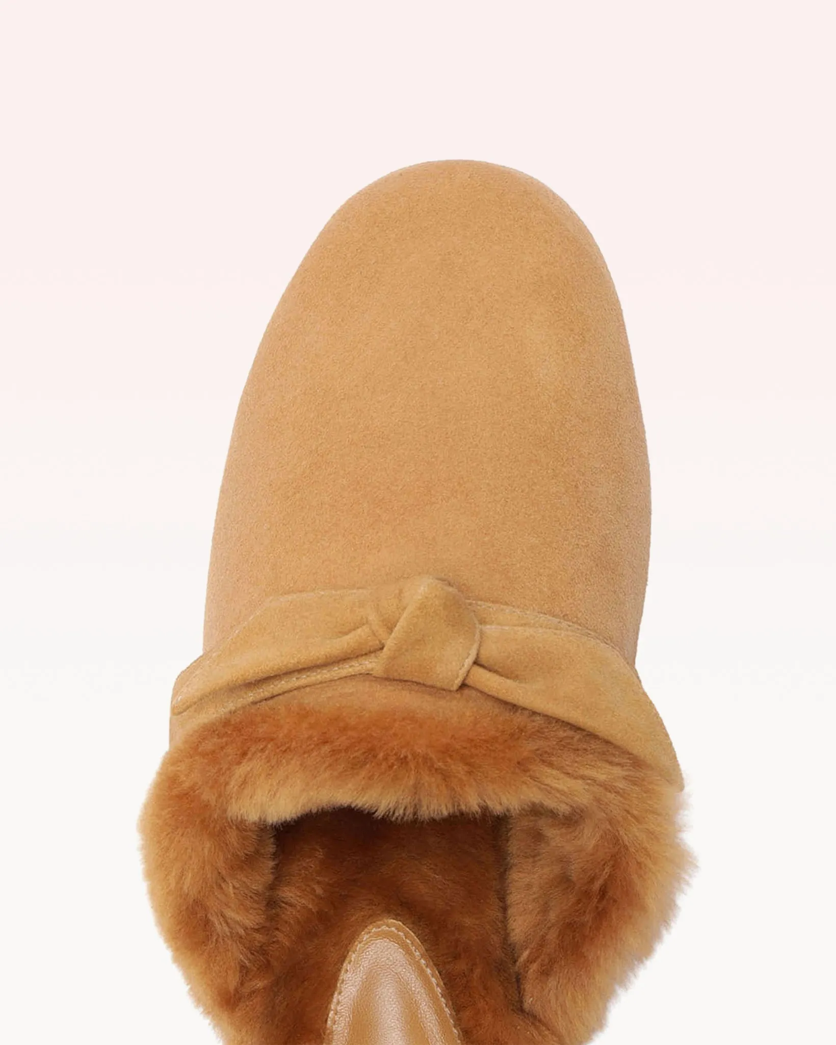 Clarita Babouche Shearling Almond sold by Alexandre Birman product image thumbnail 5