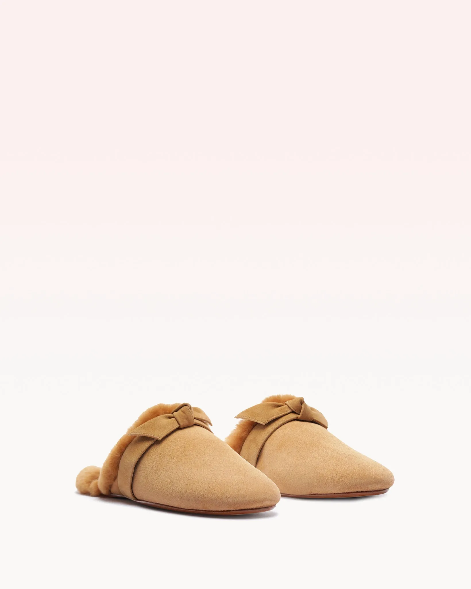 Clarita Babouche Shearling Almond sold by Alexandre Birman product image thumbnail 2