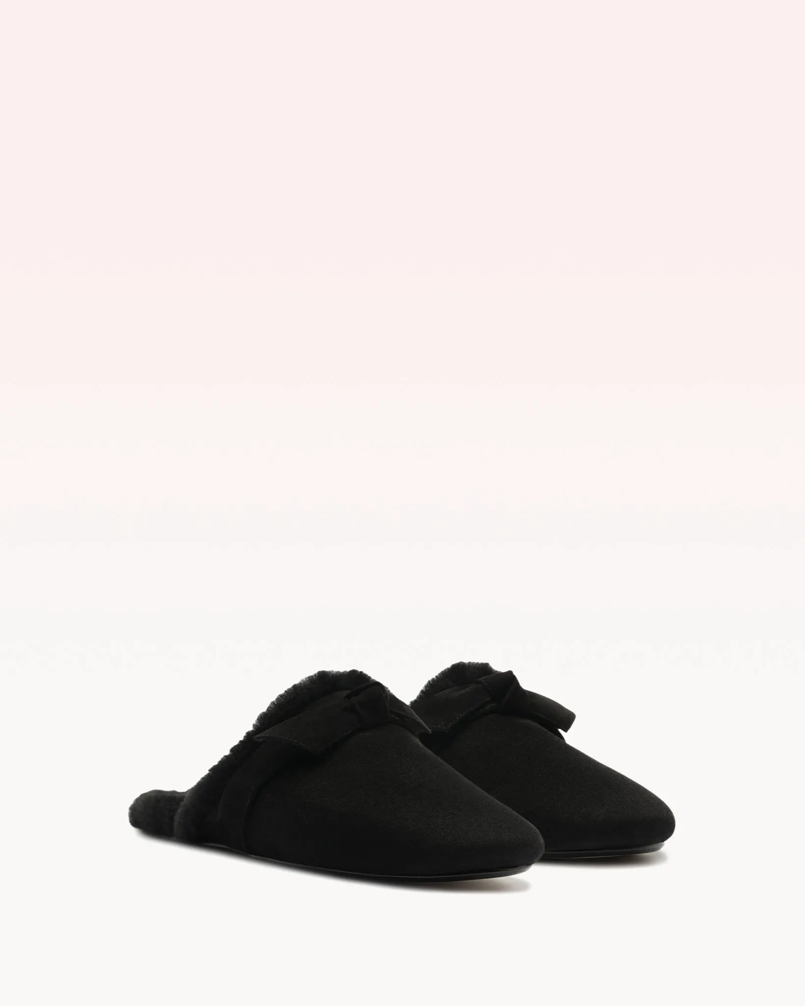 Clarita Babouche Shearling Black sold by Alexandre Birman product image thumbnail 2