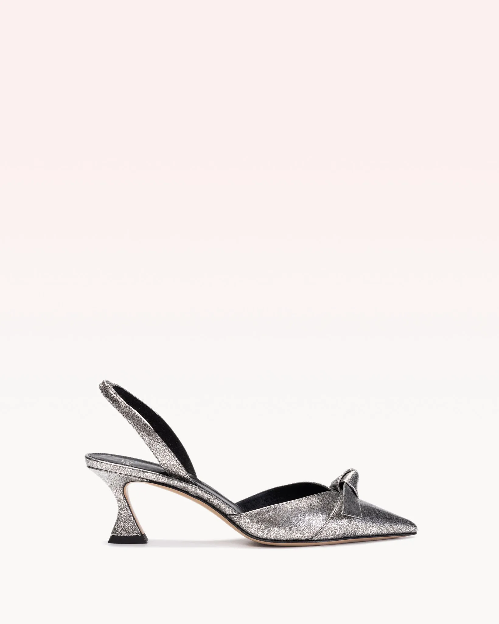 Clarita Bell Slingback 60 Silver sold by Alexandre Birman