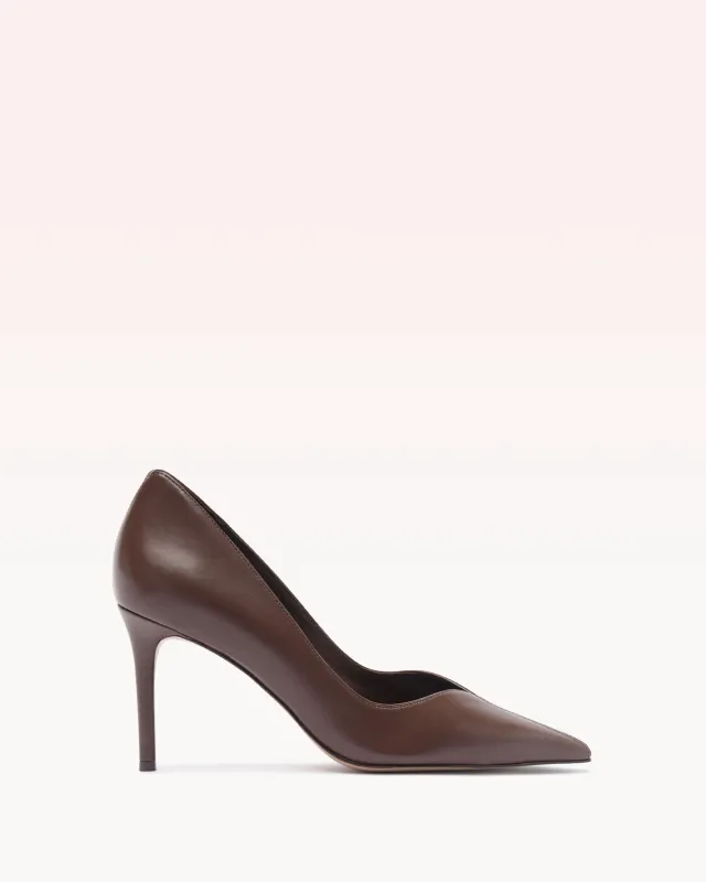 Alina Pump 85 Brown made by Alexandre Birman