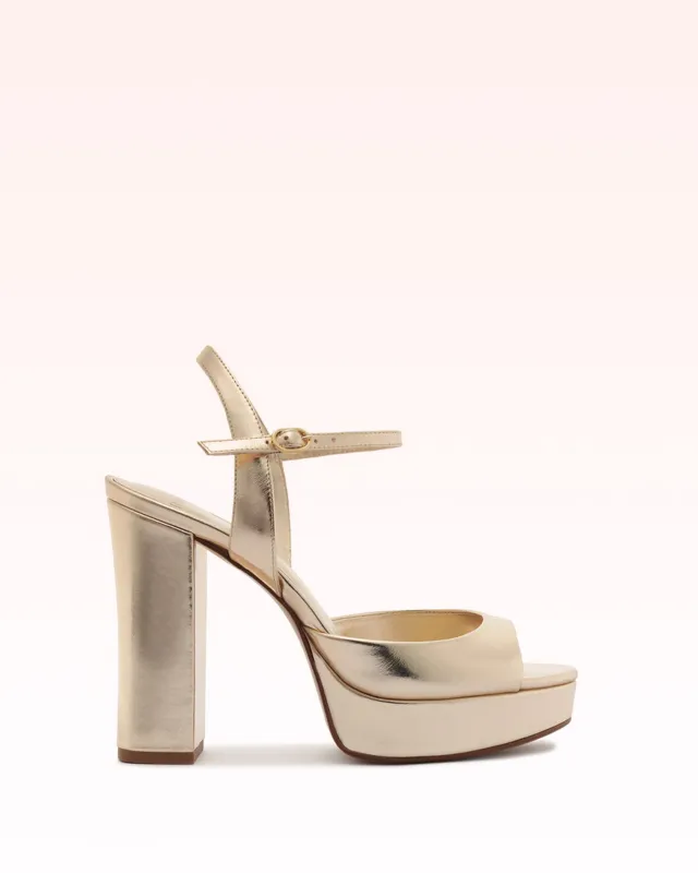 Amy Sandal 110 Golden made by Alexandre Birman
