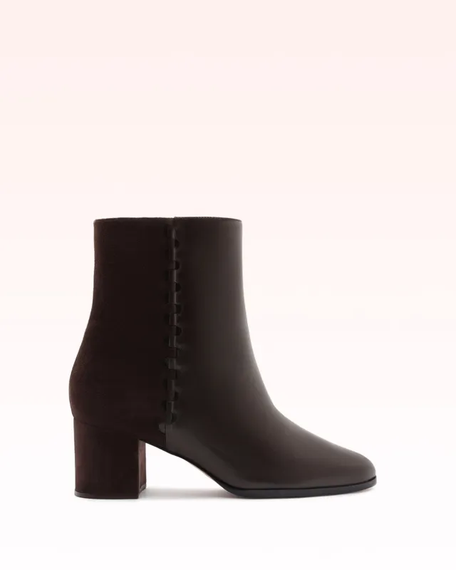 Jesse Bootie 60 Dark Brown made by Alexandre Birman