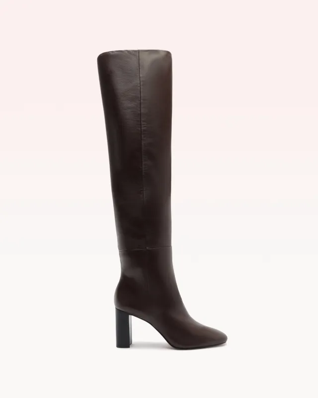 Anna Slouch 70 Dark Plum made by Alexandre Birman