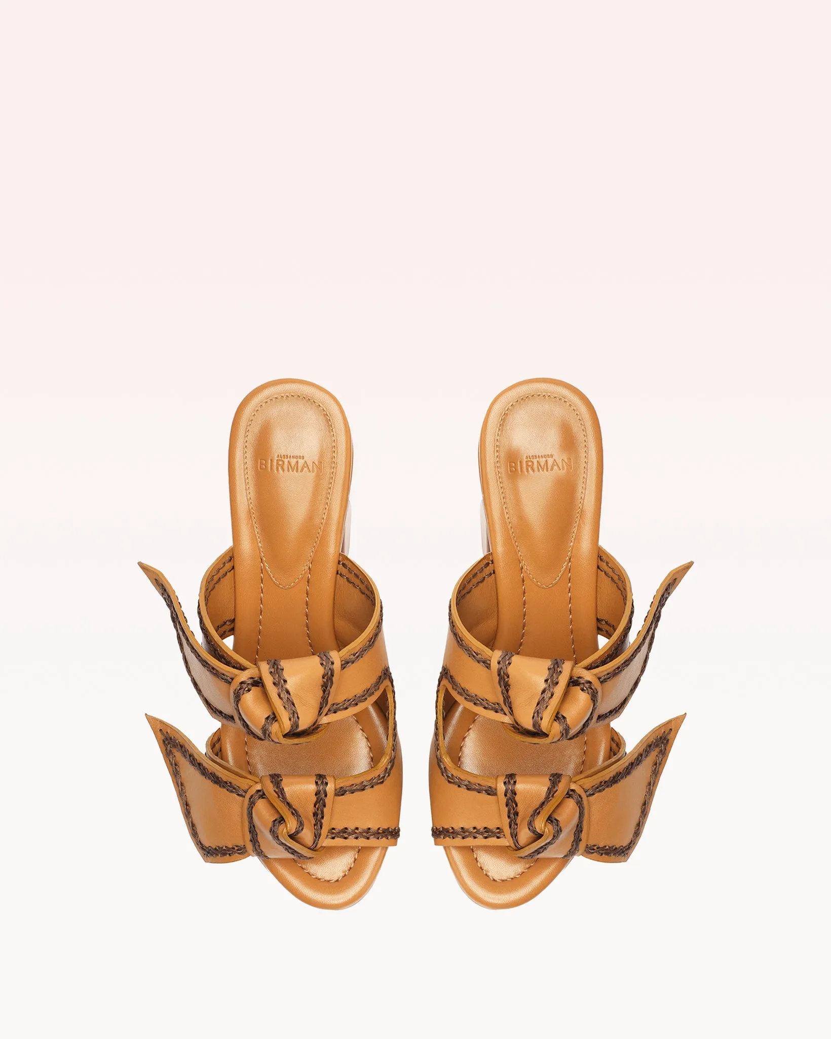 Asymmetric Clarita Platform Butterscotch sold by Alexandre Birman product image thumbnail 4
