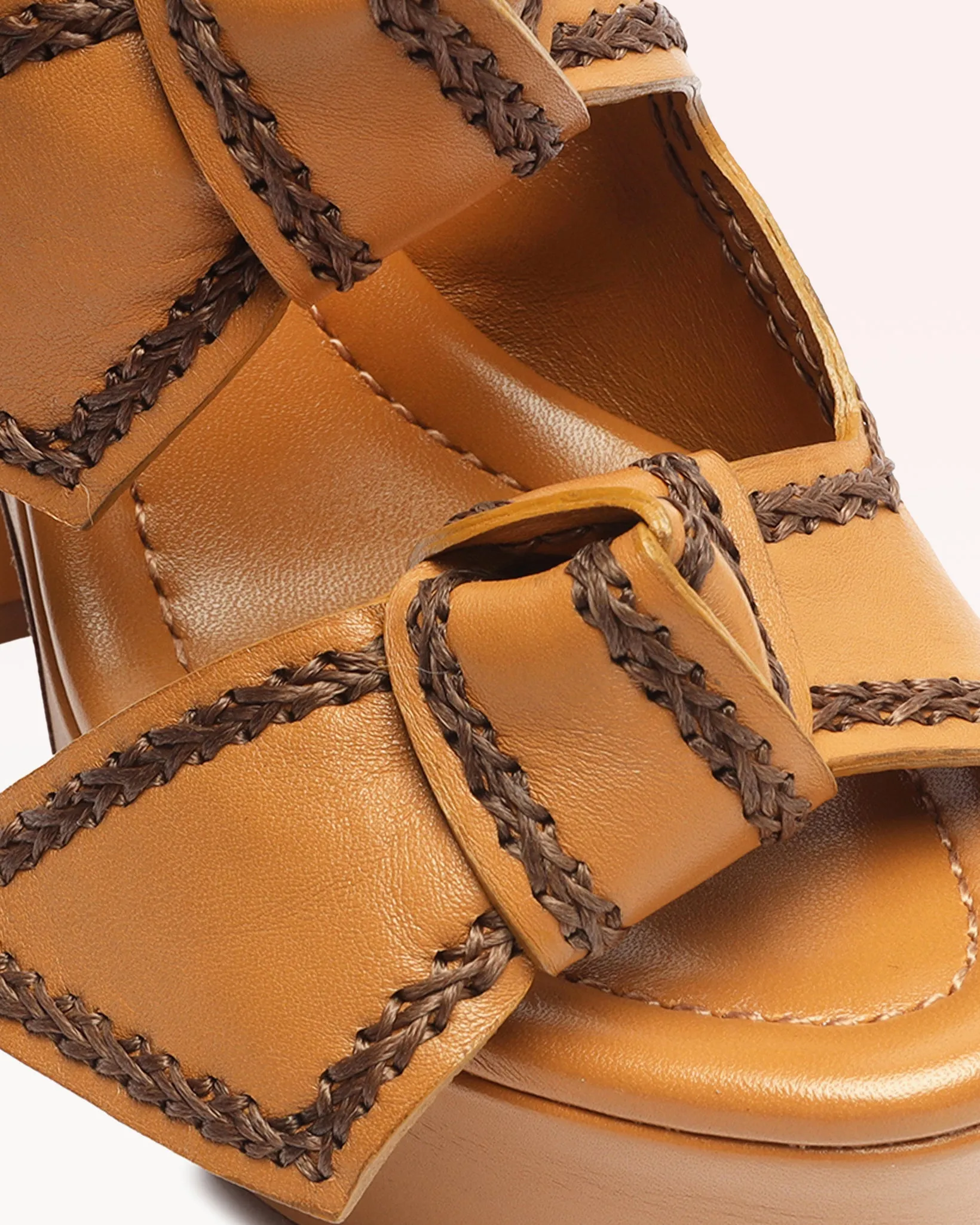 Asymmetric Clarita Platform Butterscotch sold by Alexandre Birman product image thumbnail 5