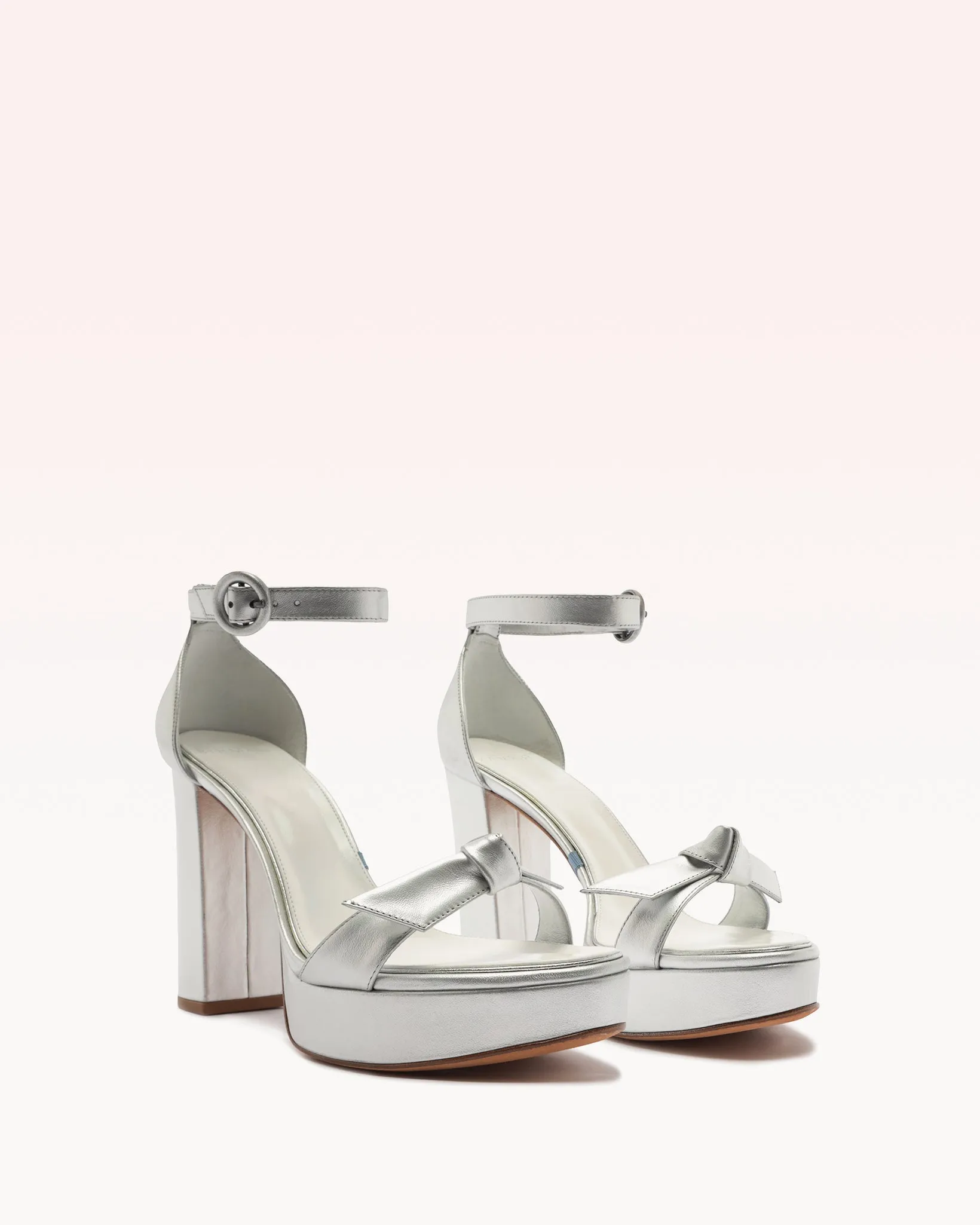 Clarita Platform Bridal 120 Silver sold by Alexandre Birman product image thumbnail 3