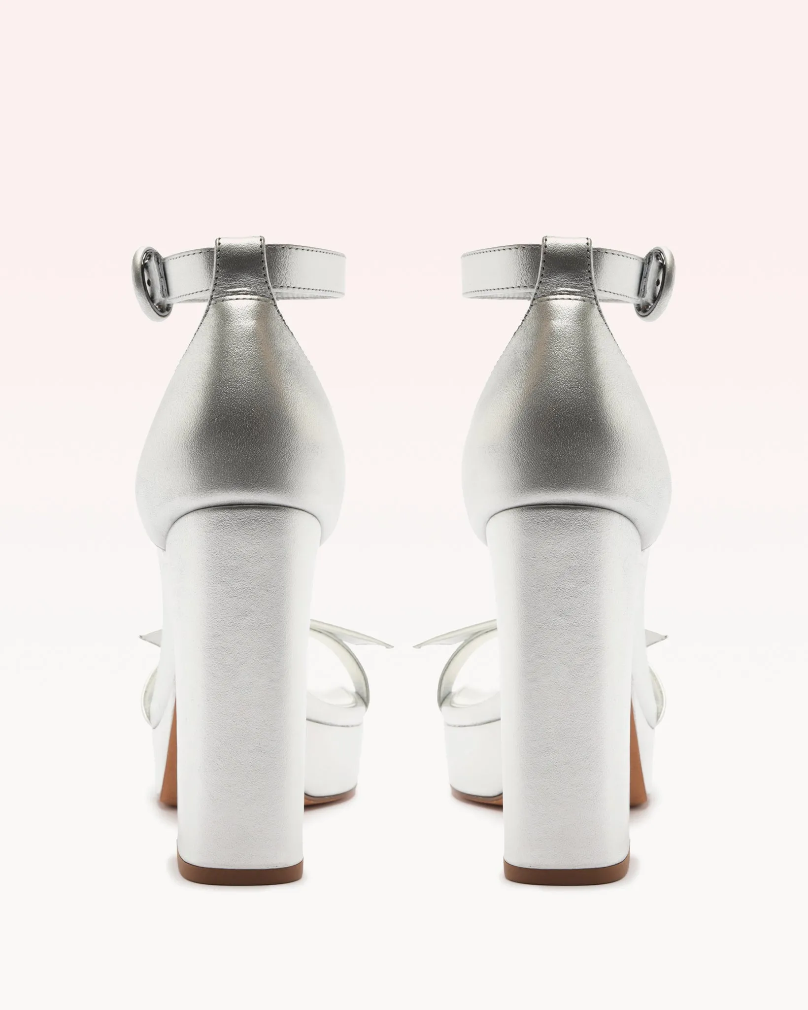 Clarita Platform Bridal 120 Silver sold by Alexandre Birman product image thumbnail 4