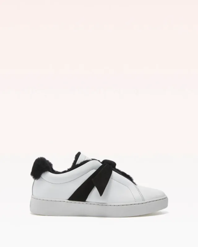 Clarita Sneaker Shearling Black sold by Alexandre Birman