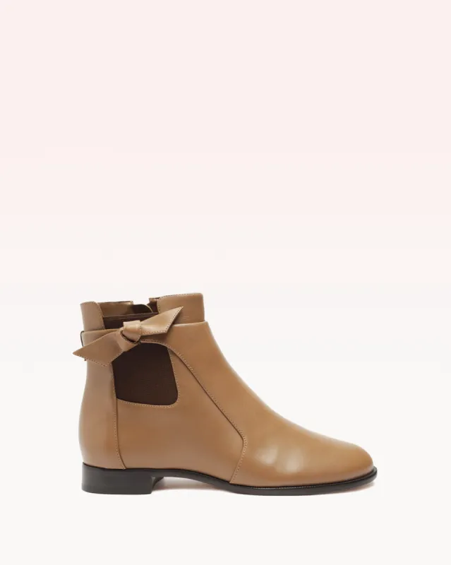 Clarita Chelsea Bootie Tan made by Alexandre Birman