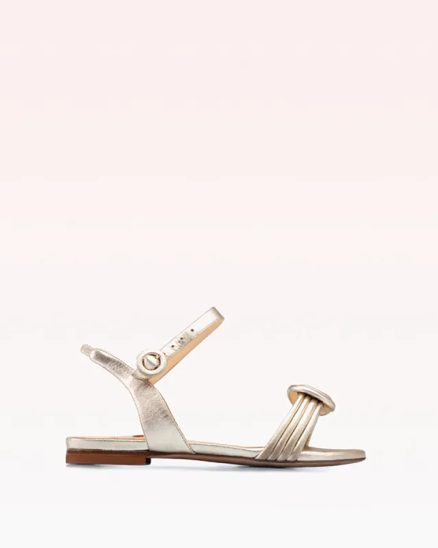 Vicky Flat Golden sold by Alexandre Birman