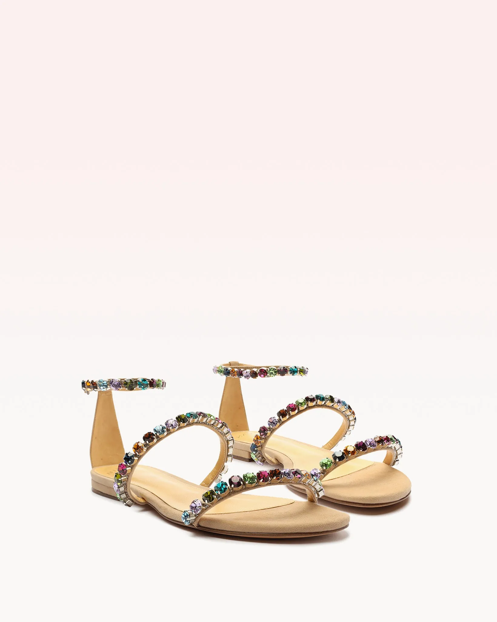 Alexa Flat Crystals Beige sold by Alexandre Birman product image thumbnail 2